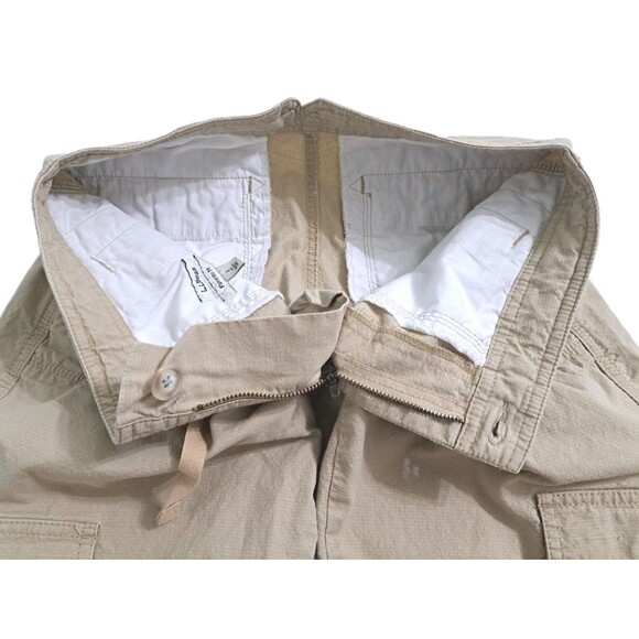 LL Bean Cargo Trail Roll Up Leg Pants Womens Size 4 Favorite Fit Hiking Stretch - Picture 4 of 11